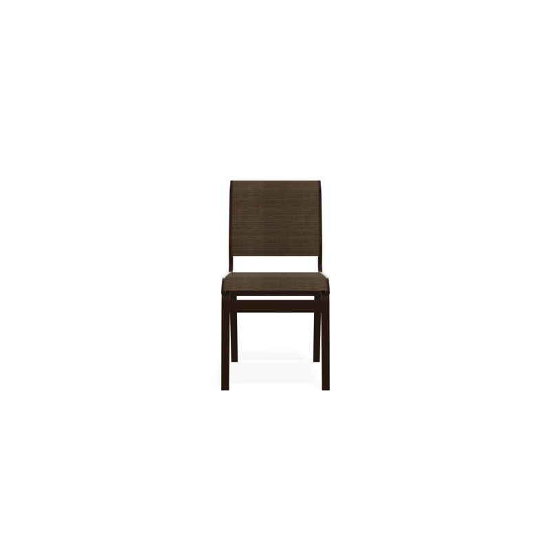 Aruba II Outdoor Dining Chair, Kona, Bark