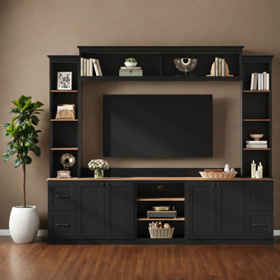 Tv Stands & Entertainment Centers, Large Mdf Farmhouse Wall Unit