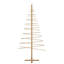 Wooden Christmas Tree with Stand Brown Bamboo-1332313354
