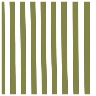 Vertical Olive Stripes Comforter