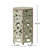  Lochart Vintage Industrial Iron Outdoor End Table Set with Decorative Cutout Design for Patio, Porch & Garden-1787167070