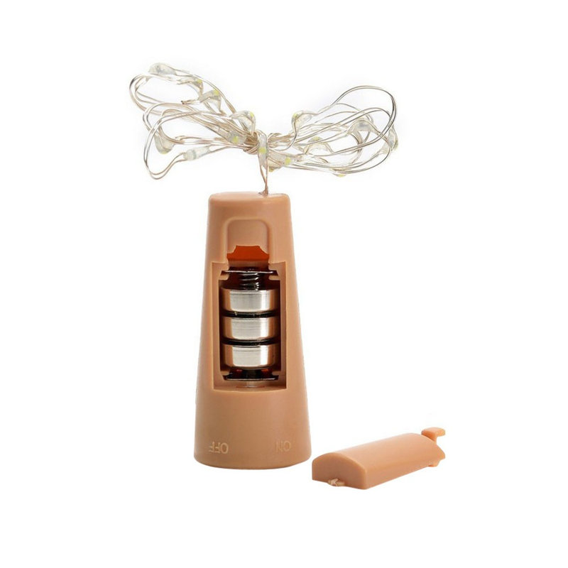 Bouteille d'eau 1pièces 1m 10 lumières de bouteilles de vin blanc chaud pour la fête