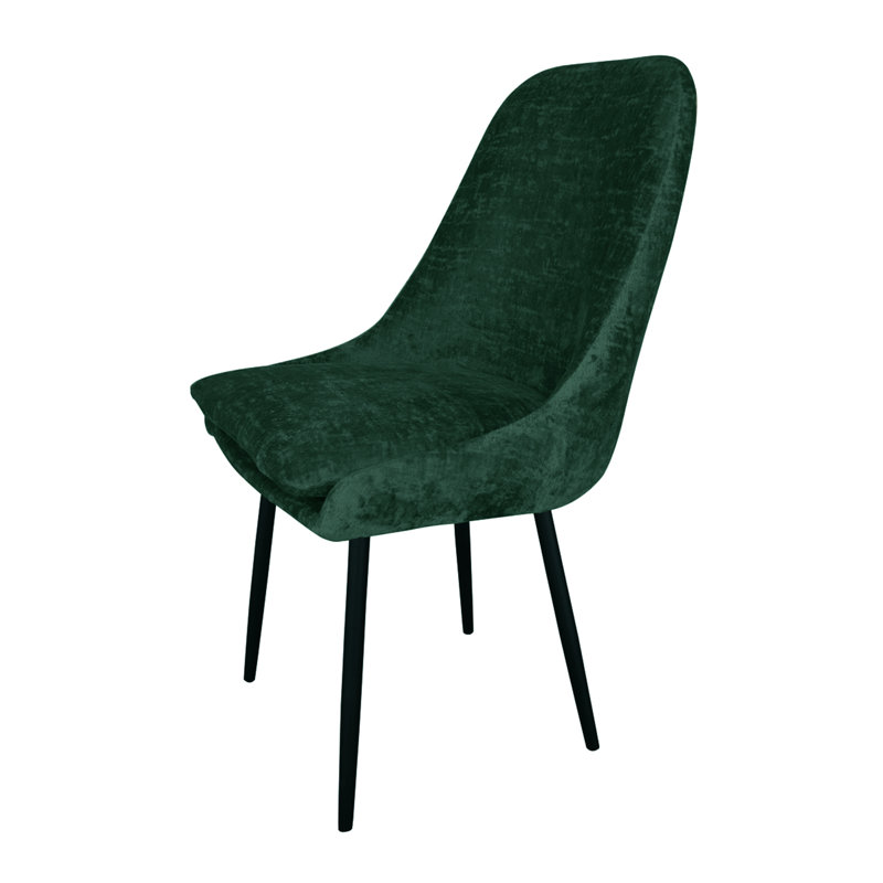 Misty 48cm H Upholstered Side Chair, Green