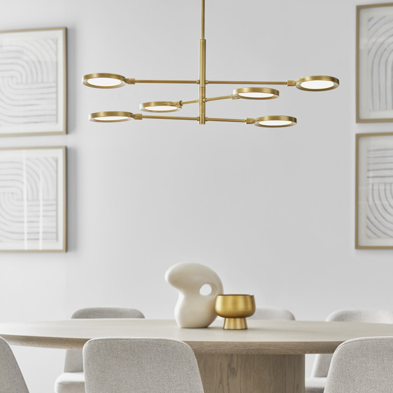Spectica 6 Chandelier, Bronze