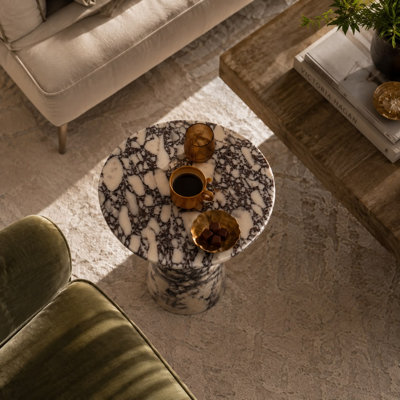 Table de bout Calacatta Viola