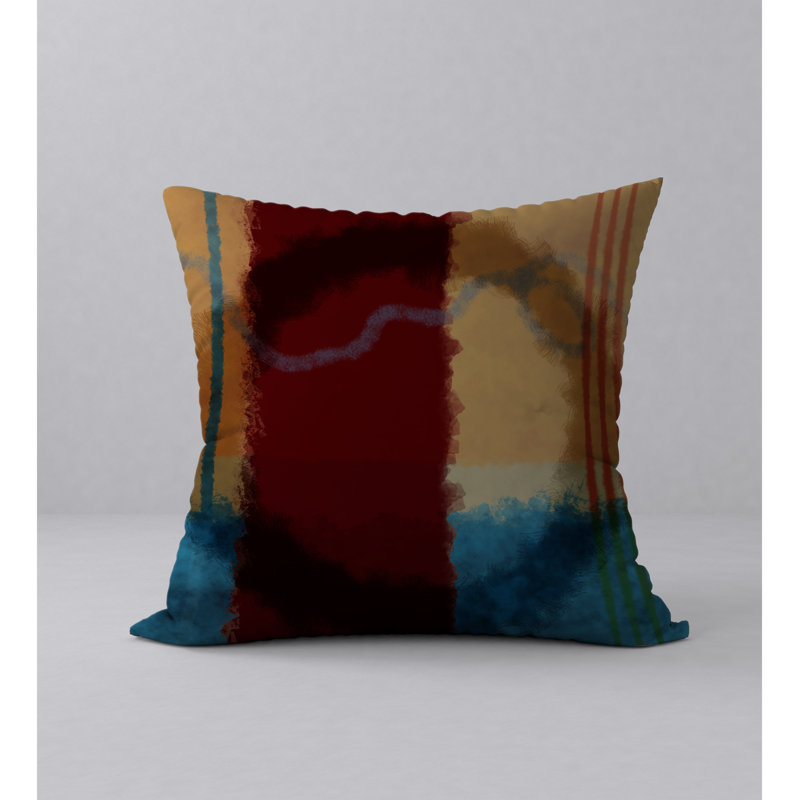 Housse de coussin carrée rétro exaltation, H 20 po x l 20 po