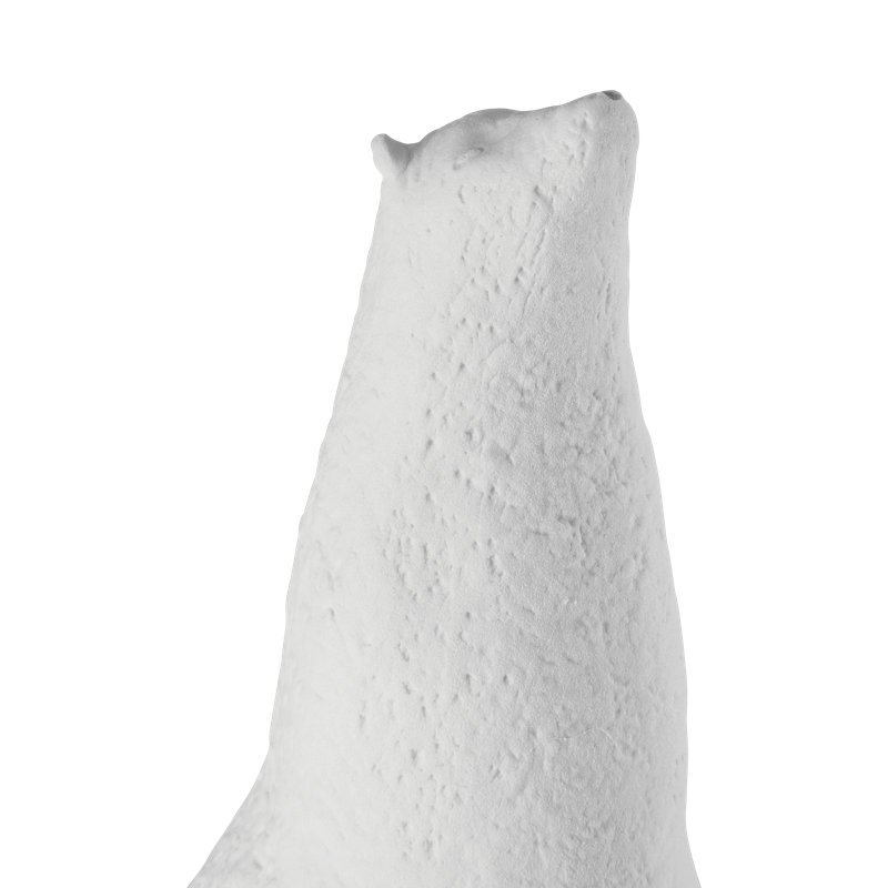 Grand ours blanc Yarmouth, H 22,25 po x l 11,5 po x P 10,25 po