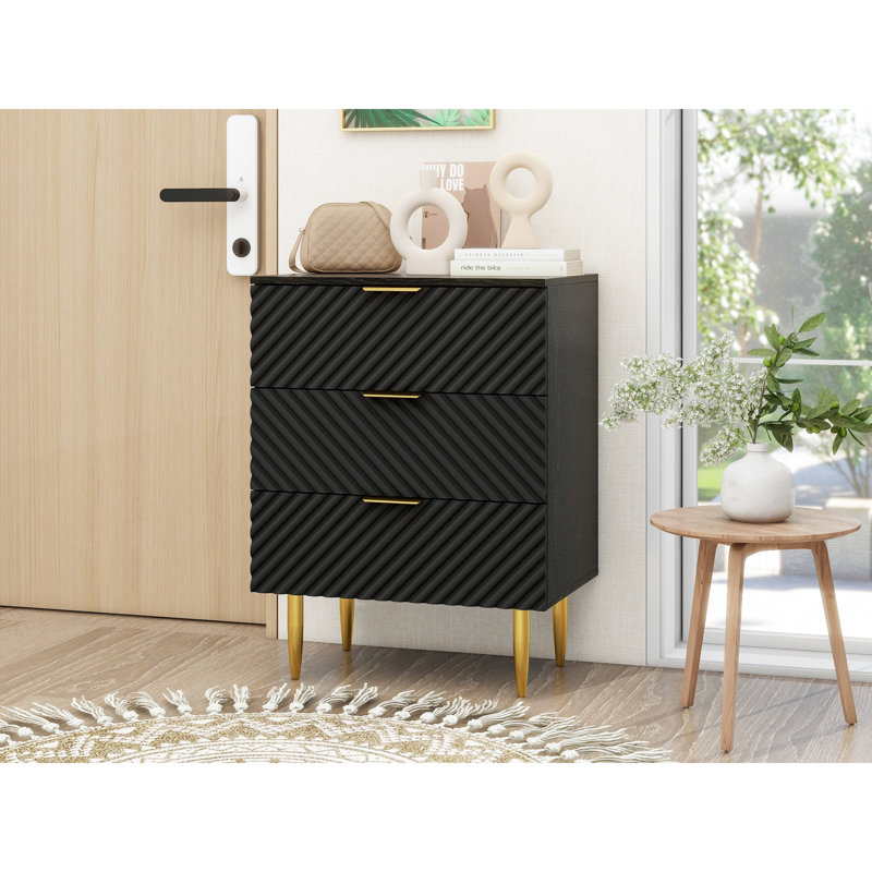 Nibras 3 Drawer Storage Drawer