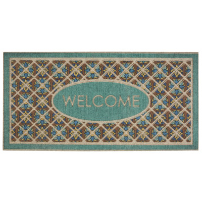 Tapis d'extérieur antidérapant Ramonita