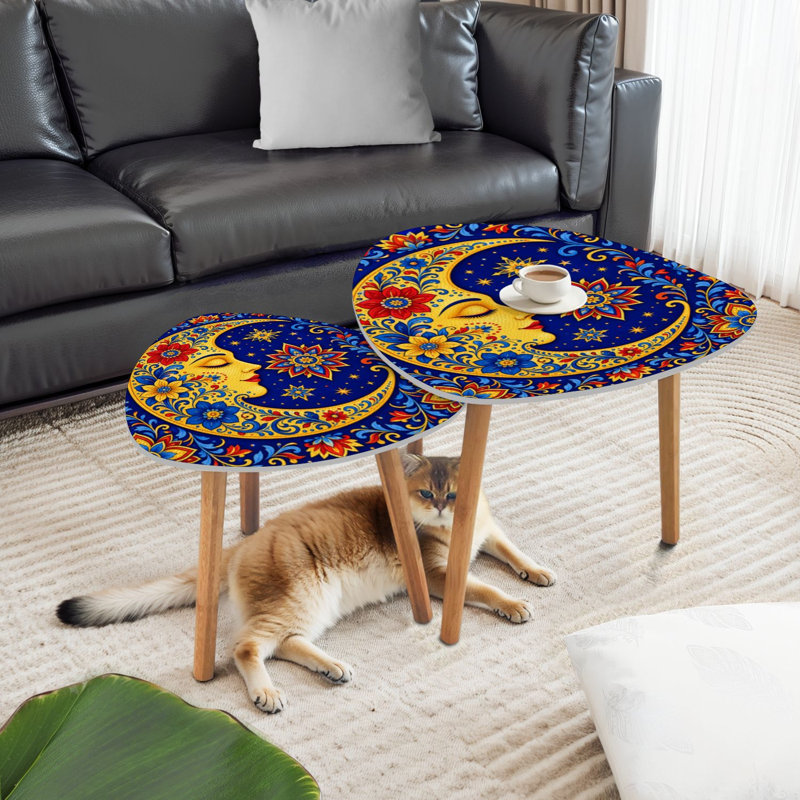 Ensemble de 2 tables basses gigognes Triang