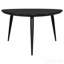 Table basse triangulaire noire en bois massif-1431245491