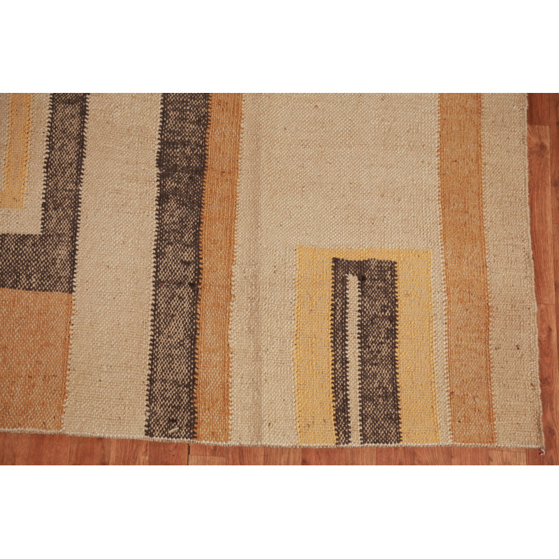 Tapis turc en jute de couleur végétale 9 x 12