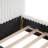 Sleek White Upholstered Bed