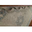 Tapis persan en laine délavé à motif floral Kerman Karbon 10 x 13