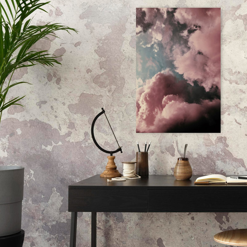 Lucy dans le ciel, paysage contemporain abstrait, art naturel, H 24 po x l 16 po