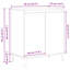60cm Sideboard