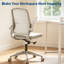 Fauteuil de bureau pivotant à hauteur réglable-1703346383-1703346378