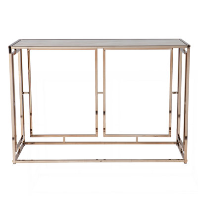 Faux Marble Console Table