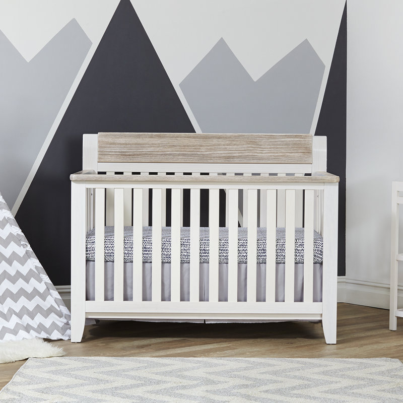 Lit de bébé convertible 4-en-1 Hayes, Blanc