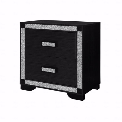 Table de chevet gris anthracite