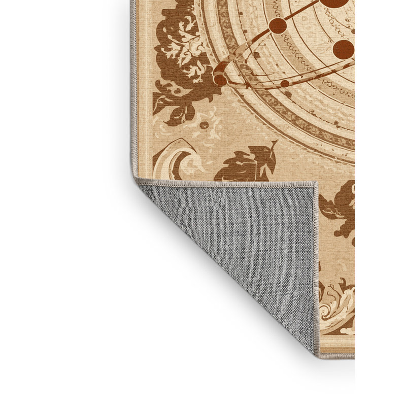 Tapis damassé classique Parlin, 6 x 9