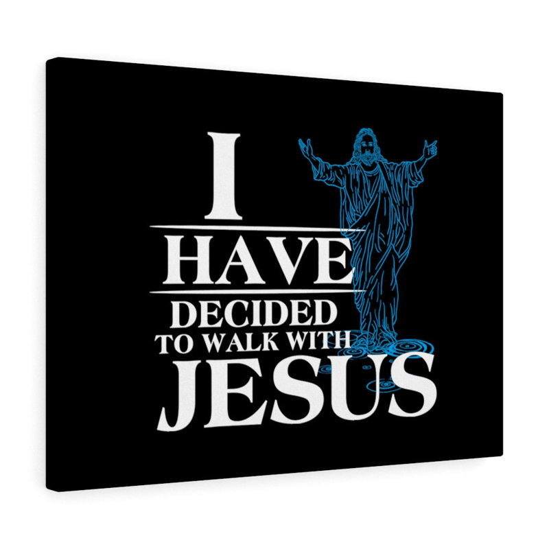 Walk With Jesus - Wrapped Canvas Print, 61cm H x 76cm W