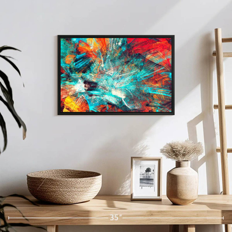 Avery Vibrant Splash Abstract, 13" H x 19" W