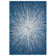 Tapis bleu marine / ivoire Faustina