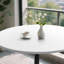 Table de bar ronde de 91 cm (36 po), table de bistrot/pub réglable en hauteur, table de cocktail moderne avec pied central-404812752-452941286