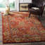 Tapis oriental rouge en laine touffeté à la main Cranmore-24593599