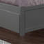 Lit plateforme en bois massif avec pieds de lit et tiroirs de rangement Mission-126306322-96140431