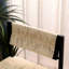 Ensemble de 2 chaises de bar en corde de papier blanc crémeux, chic pour la cuisine. Structure en métal, siège confortable, ne pas utiliser les tabourets comme cordes à sauter de 2 - siège tissé à la main de conception moderne pour divers espaces 220 lb maximum-2132675164