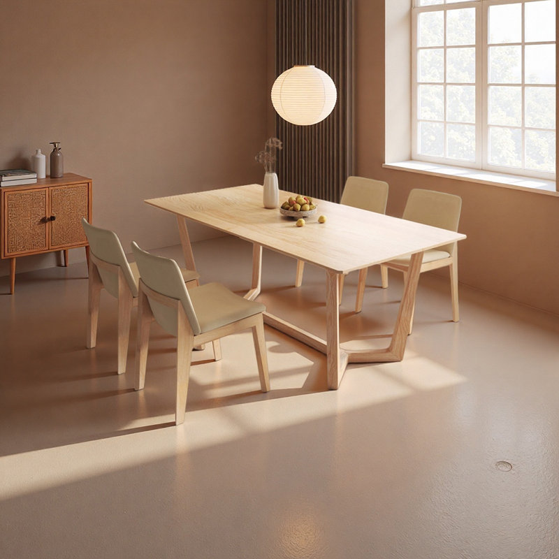 Guifarro, H 29,52 po x l 62,99 po x P 31,49 po, 5 pièces: table, 4 chaises