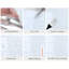 12"x12" Peel and Stick Backsplash Tiles for Kitchen,White Self-adhesive Wall Tiles,10-sheet
