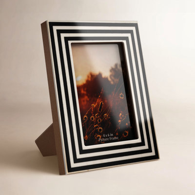 Geometric 4" x 6" Picture Frame