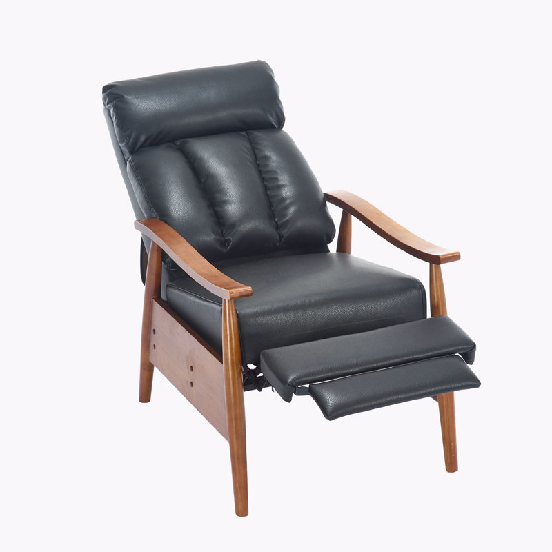 Fauteuil inclinable manuel, Noir, noir, noir, noir