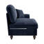 Canapé RSF en chenille avec 1 coussin bleu-708093124