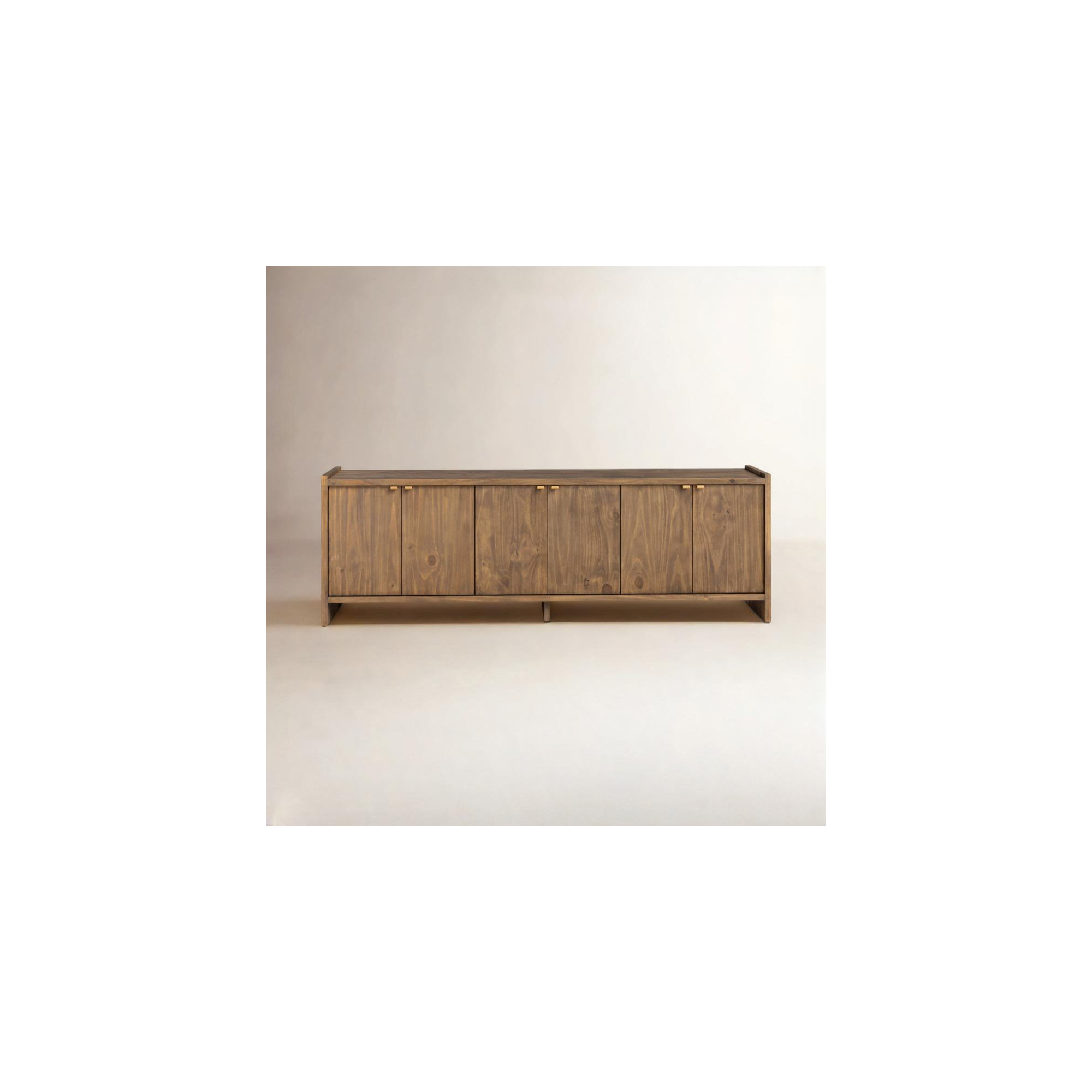 Handa 78'' Media Console, Brown