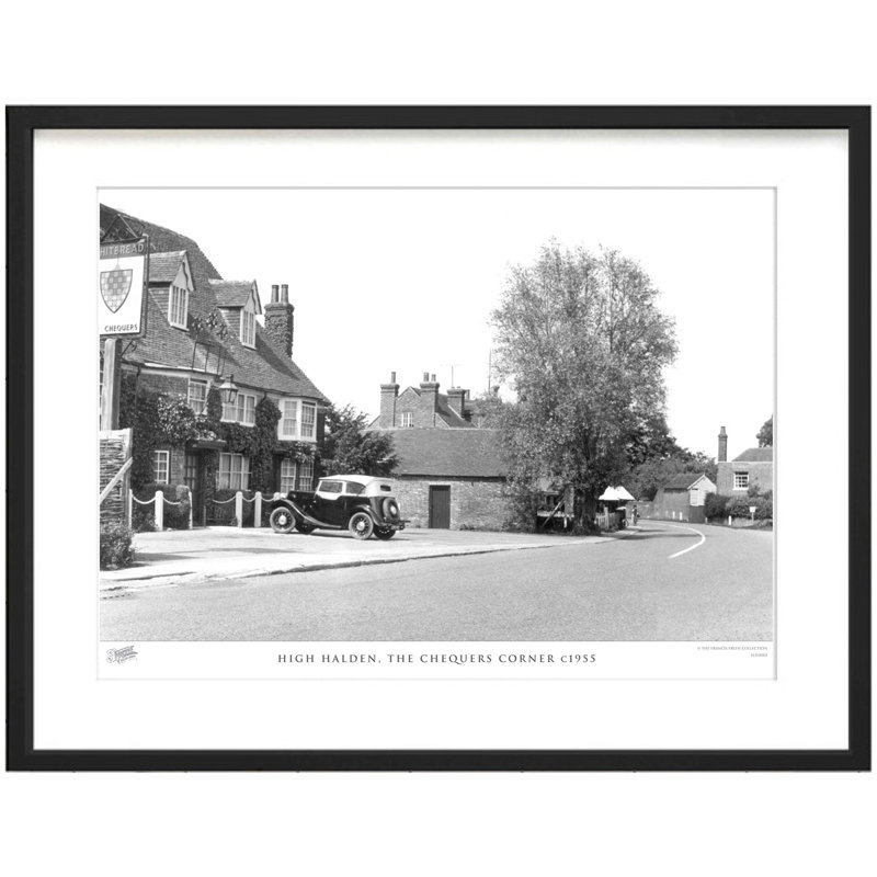 High Halden, The Chequers Corner C1955 by Francis Frith - Single Picture Frame Print, 45cm H x 60cm W x 2.3cm D