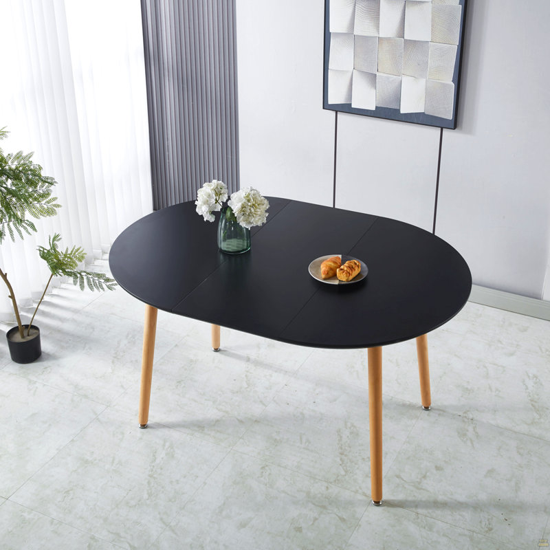 Extensible Table,Dining Table,Office Table,Coffee Table,Wood Leg, Black