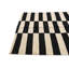 Tapis noir et blanc Osbourne