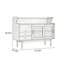 Table de buffet multifonctionnelle en verre de style japonais-1636189006