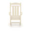Fauteuil à bascule beige - Bois d'œuvre pour les sièges de jardin confortables au design extérieur classique