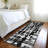 Machine Washable Indoor/Outdoor Chantille Black Rug-1120073856