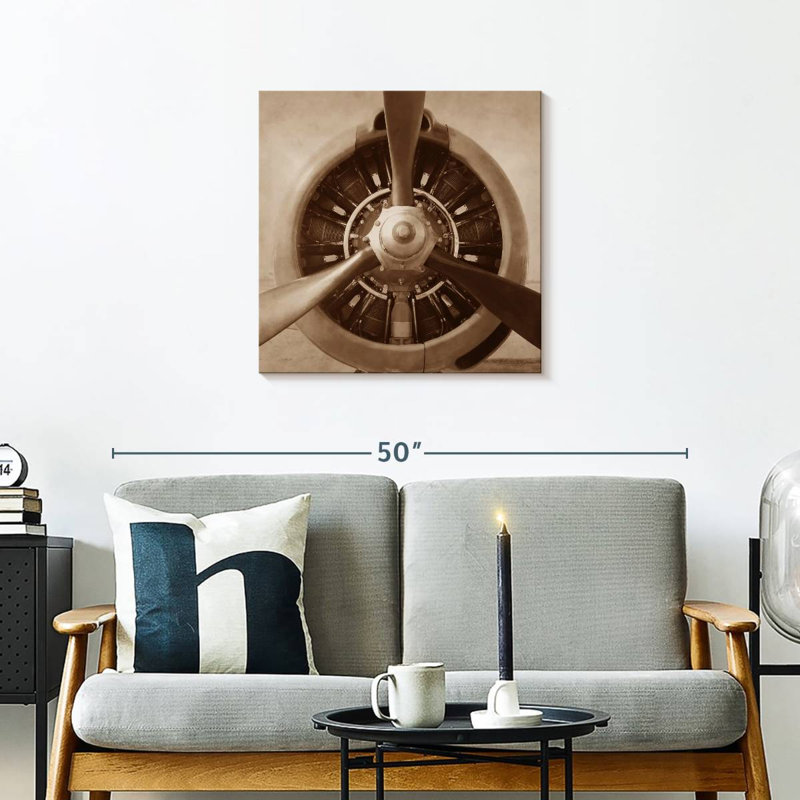 Mehar Aviation II, 24" H x 24" W
