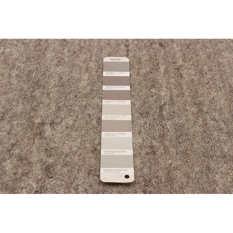 Tapis taupe en laine noué à la main 8 pi 1 po x 10 pi 1 po Kashkuli Gabbeh