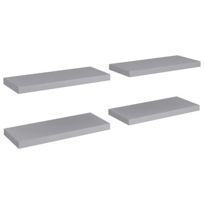 Arsis 4 Piece Metal Floating Shelf