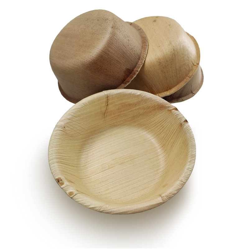 Bol rond à feuilles de palmier 5,5 po Dtocs (paquet de 50)
