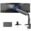 Pneumatic Arm Single Ultra Wide Monitor Desk Mount