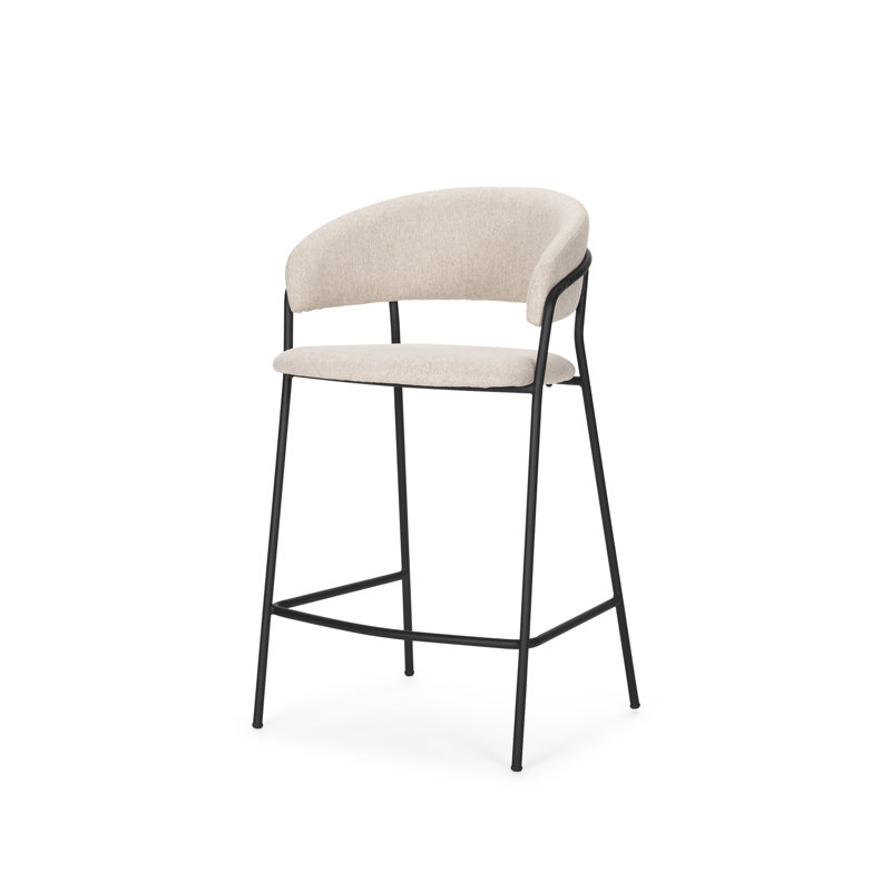 Tabouret de comptoir et de bar Burkeen, Gruau, Tabouret de comptoir (siège d'une hauteur de 26 p